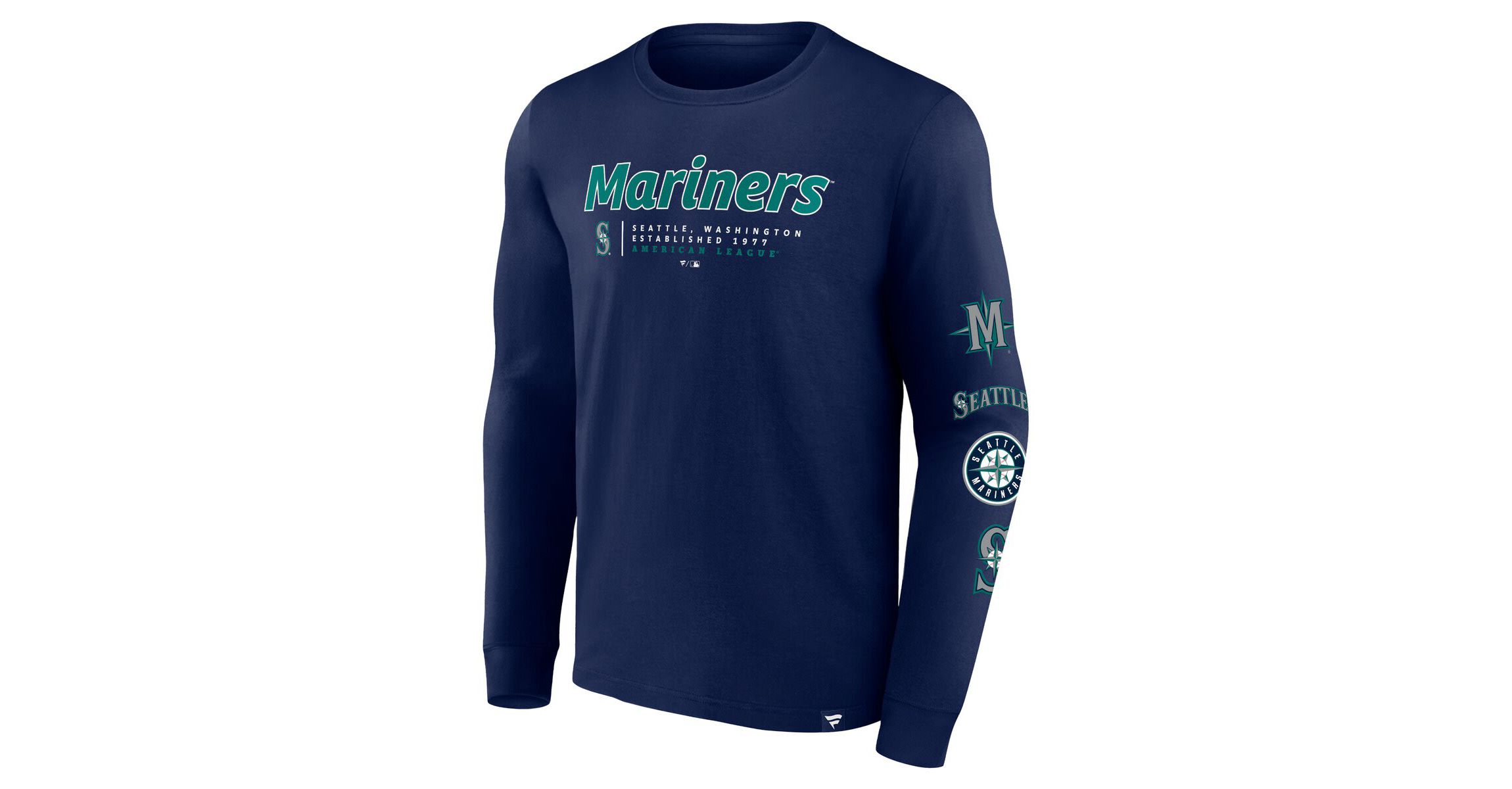 MLB Fanatics Seattle Mariners Strike the Goal Long Sleeve T-Shirt