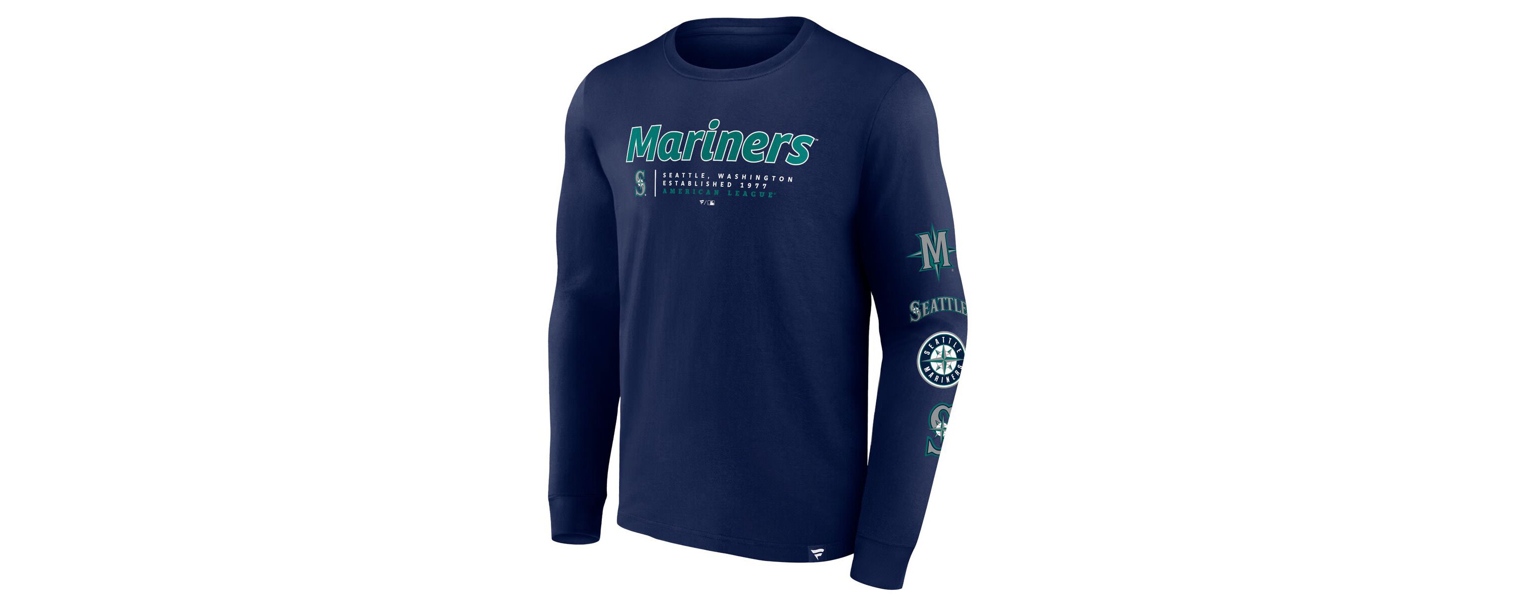 MLB Fanatics Seattle Mariners Strike the Goal Long Sleeve T-Shirt