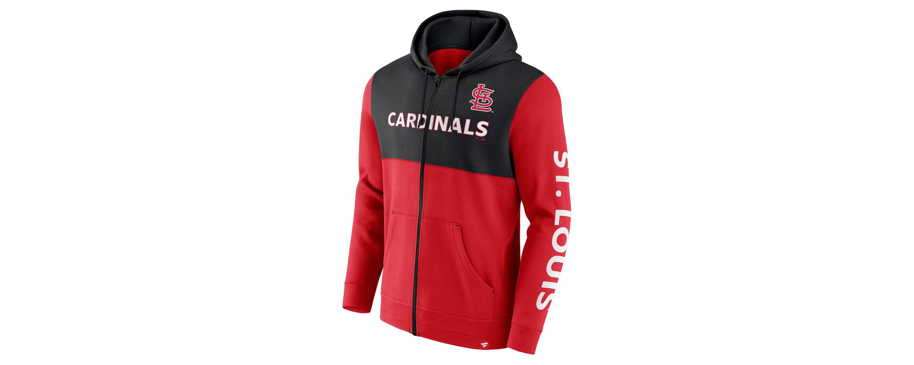 MLB Fanatics St. Louis Cardinals Ace Hoodie Full-Zip Sweatshirt