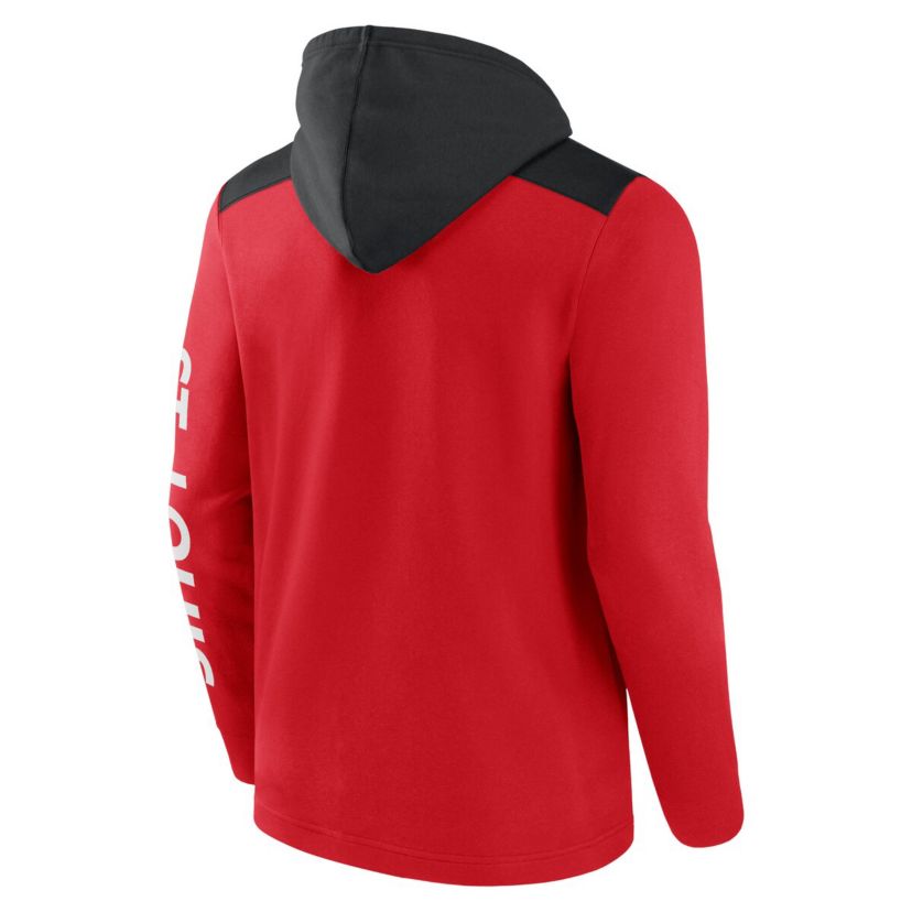 MLB Fanatics St. Louis Cardinals Ace Hoodie Full-Zip Sweatshirt
