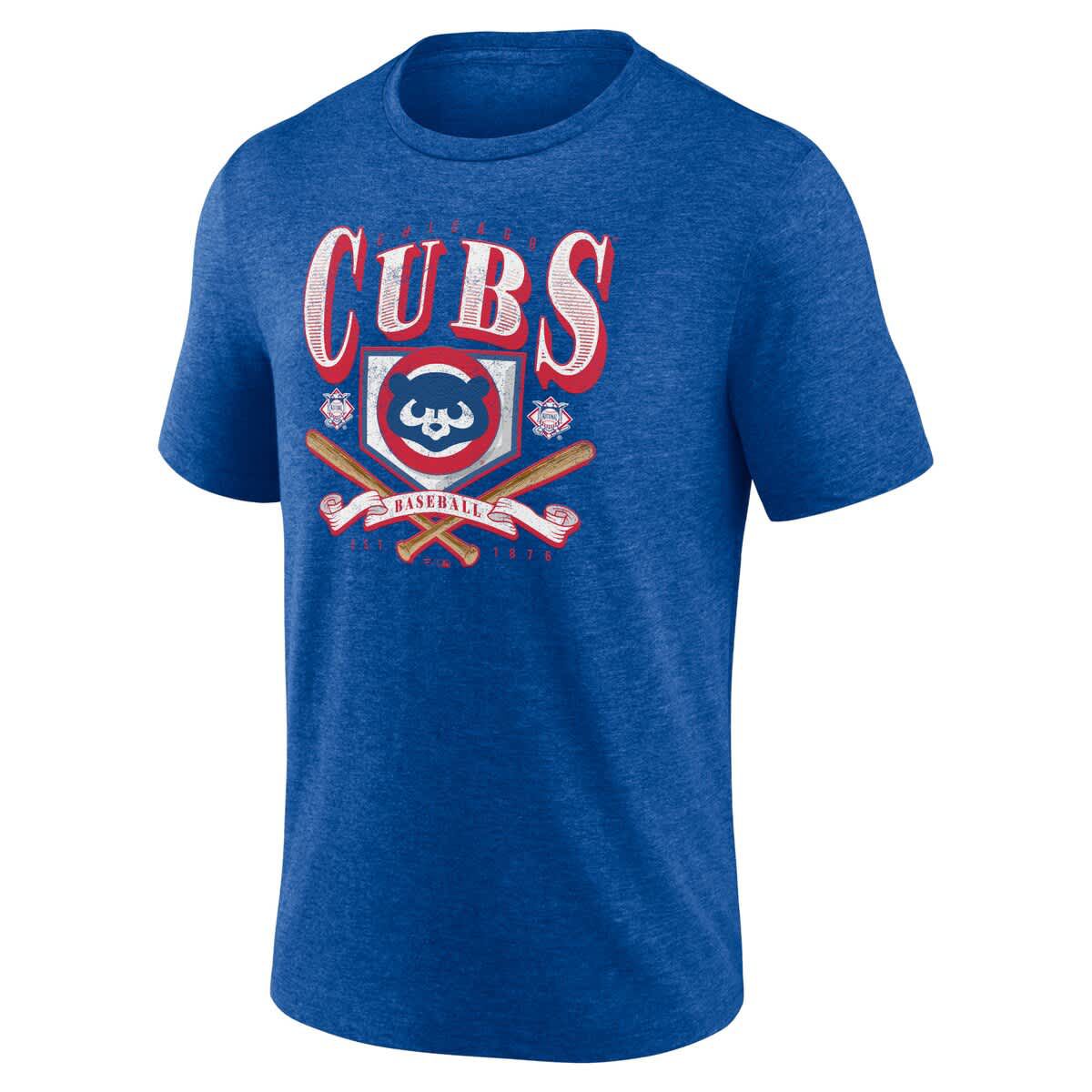 MLB Fanatics Chicago Cubs Home Team Tri-Blend T-Shirt