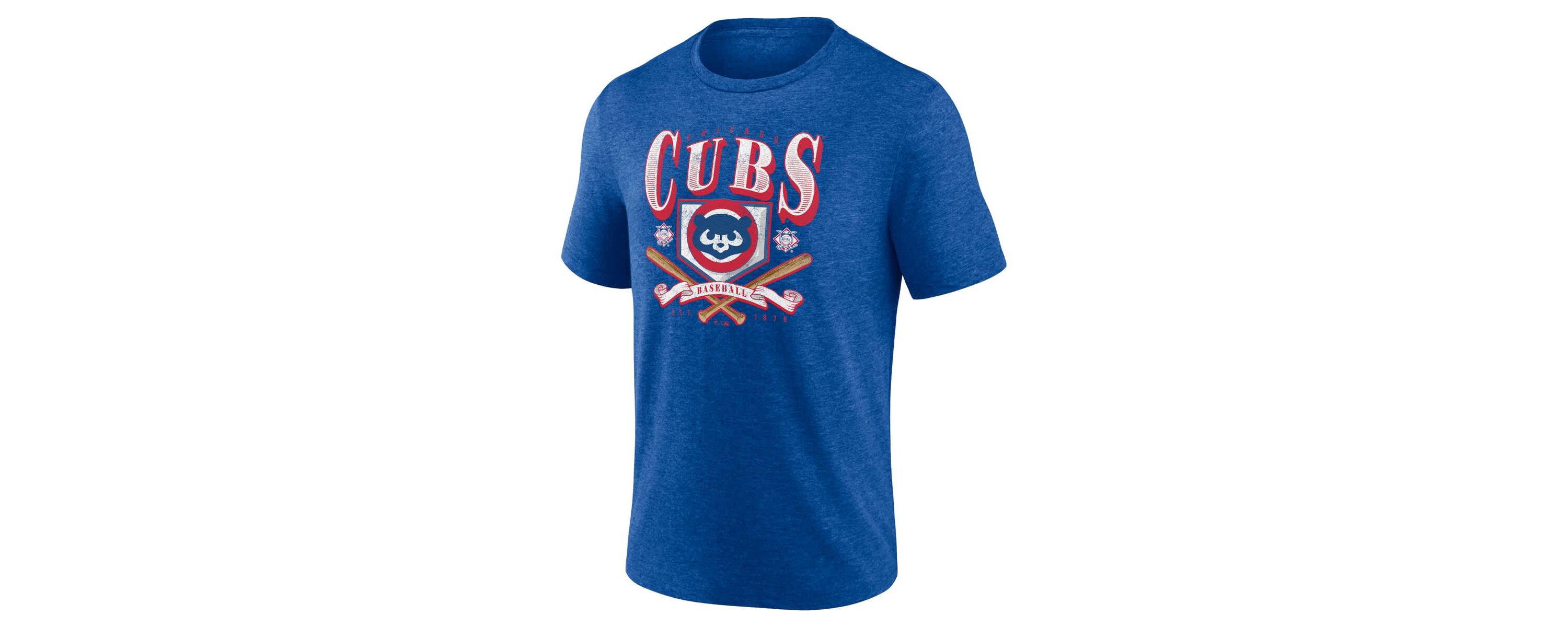 MLB Fanatics Chicago Cubs Home Team Tri-Blend T-Shirt