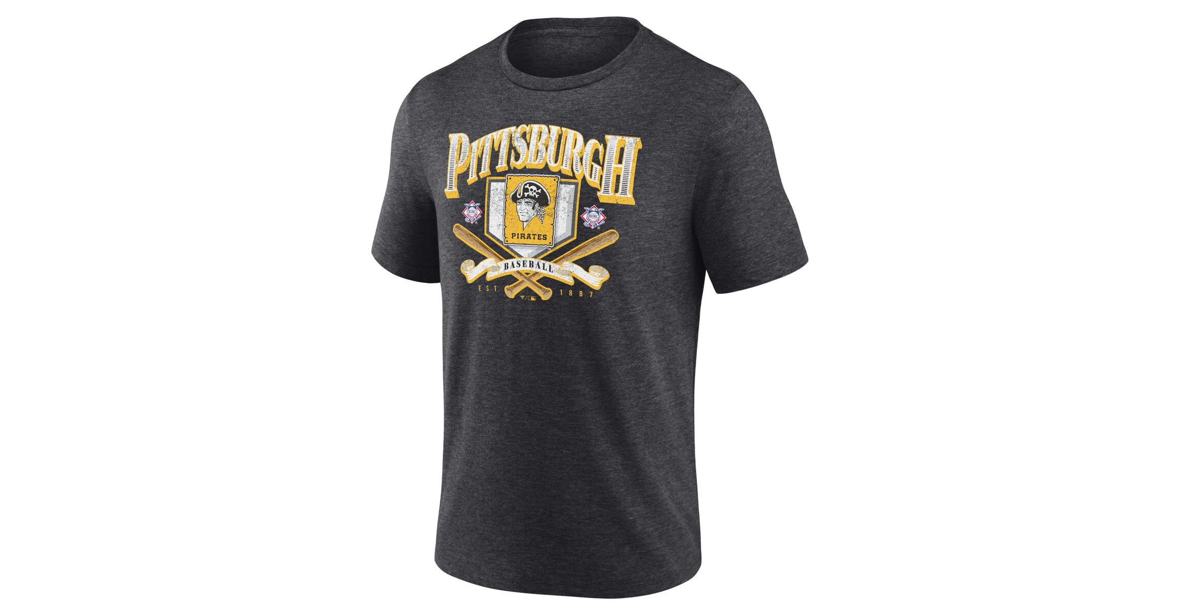 MLB Fanatics Pittsburgh Pirates Home Team Tri-Blend T-Shirt