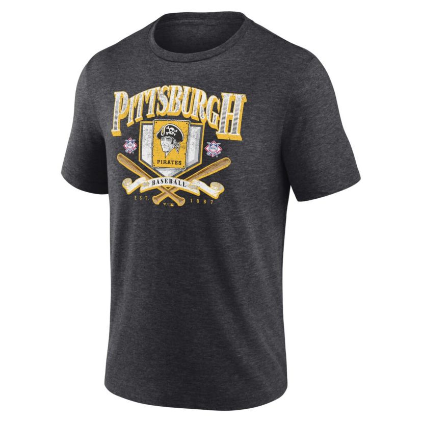 MLB Fanatics Pittsburgh Pirates Home Team Tri-Blend T-Shirt