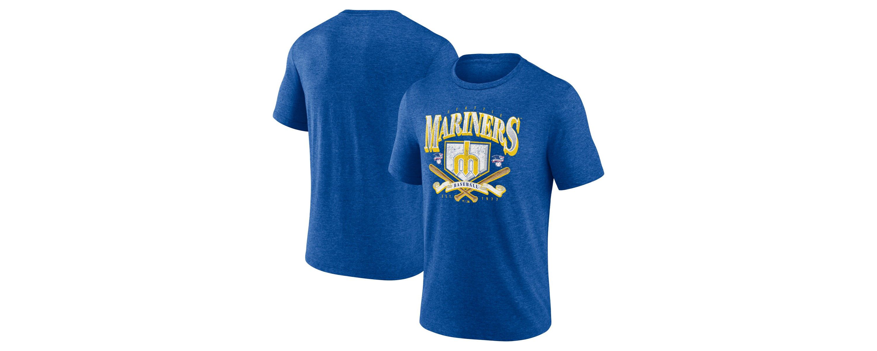 MLB Fanatics Seattle Mariners Home Team Tri-Blend T-Shirt