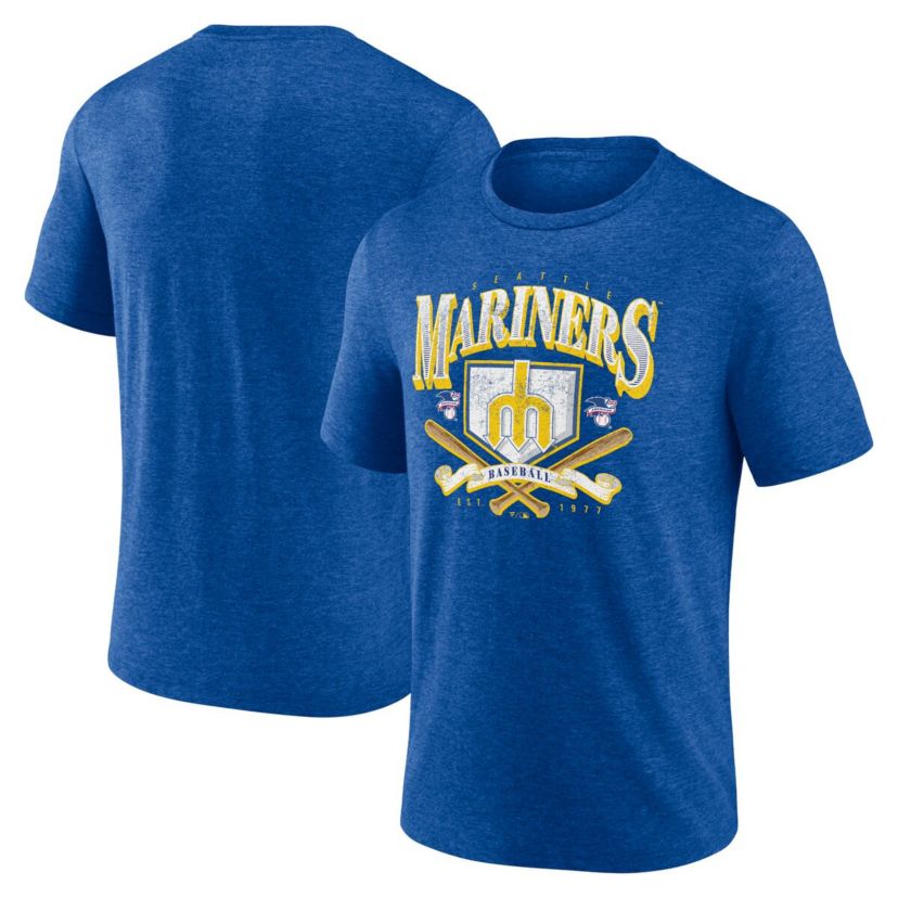 MLB Fanatics Seattle Mariners Home Team Tri-Blend T-Shirt