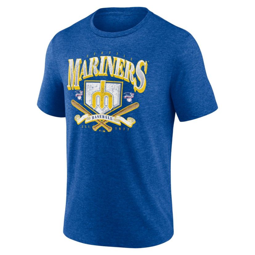 MLB Fanatics Seattle Mariners Home Team Tri-Blend T-Shirt