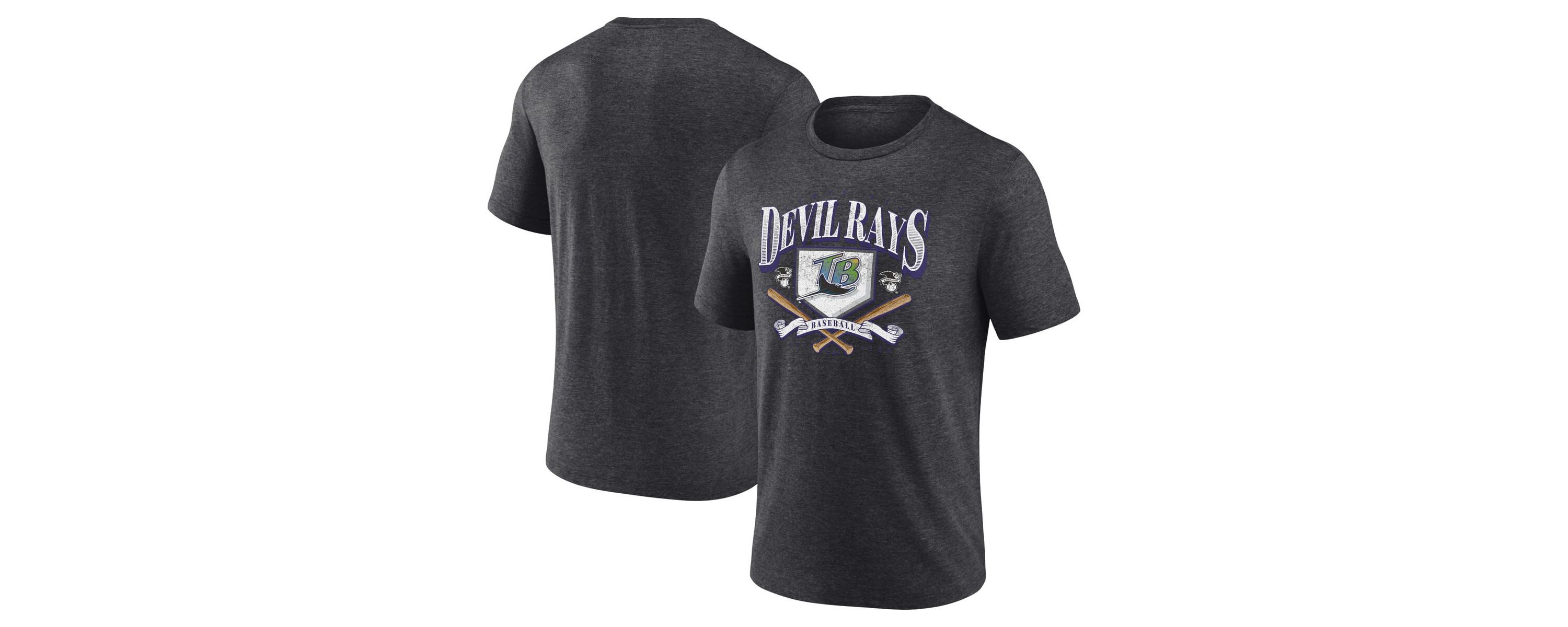 MLB Fanatics Tampa Bay Rays Home Team Tri-Blend T-Shirt