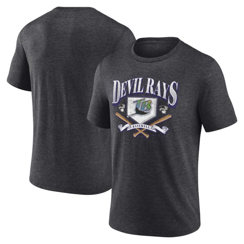 MLB Fanatics Tampa Bay Rays Home Team Tri-Blend T-Shirt