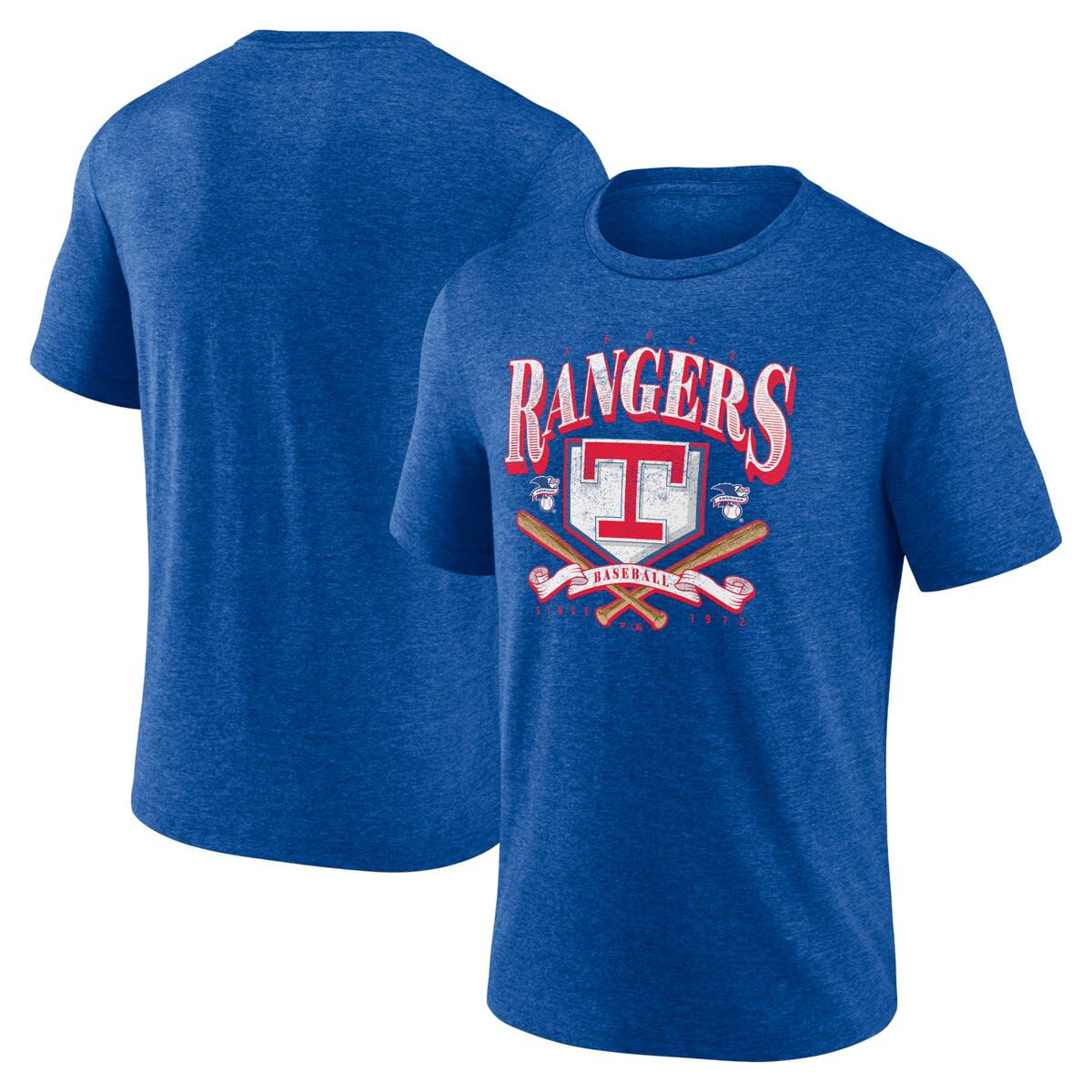 MLB Fanatics Texas Rangers Home Team Tri-Blend T-Shirt
