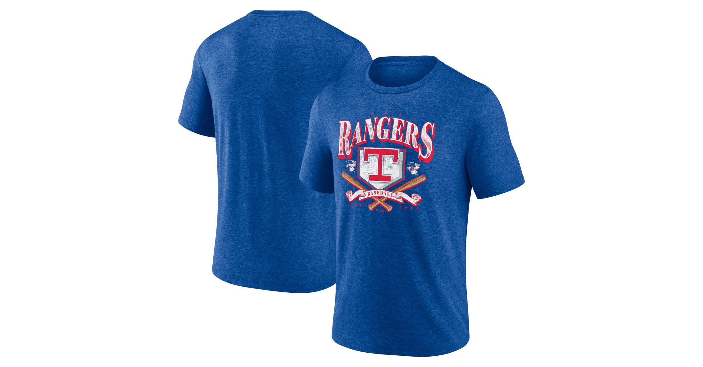 MLB Fanatics Texas Rangers Home Team Tri-Blend T-Shirt