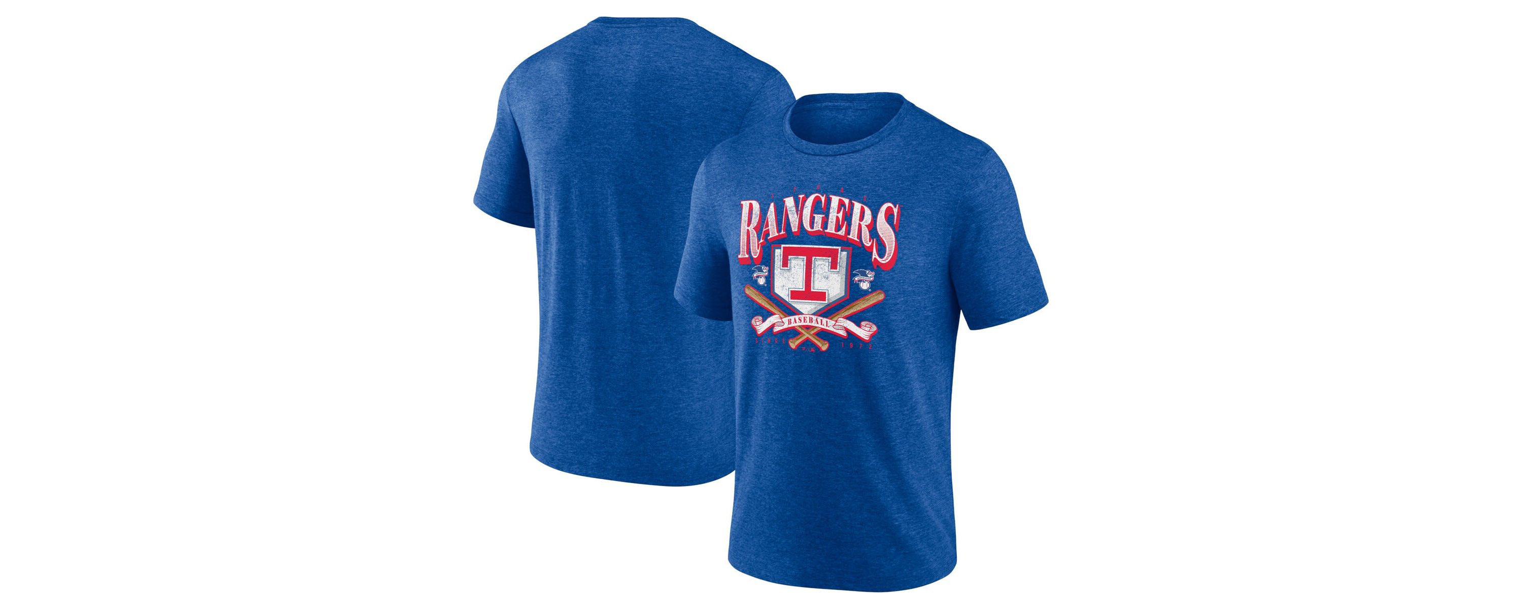 MLB Fanatics Texas Rangers Home Team Tri-Blend T-Shirt