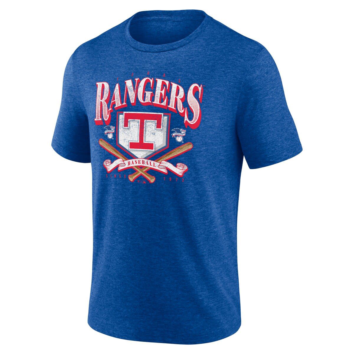 MLB Fanatics Texas Rangers Home Team Tri-Blend T-Shirt