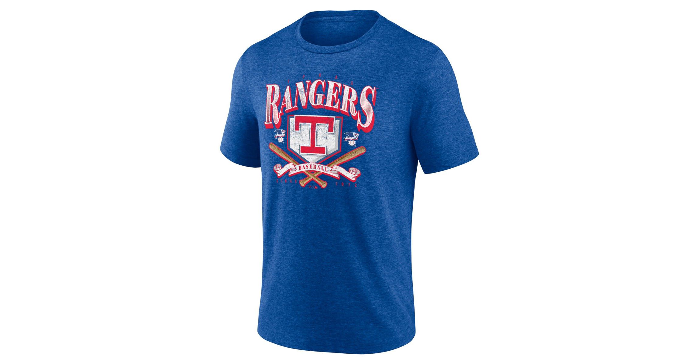 MLB Fanatics Texas Rangers Home Team Tri-Blend T-Shirt