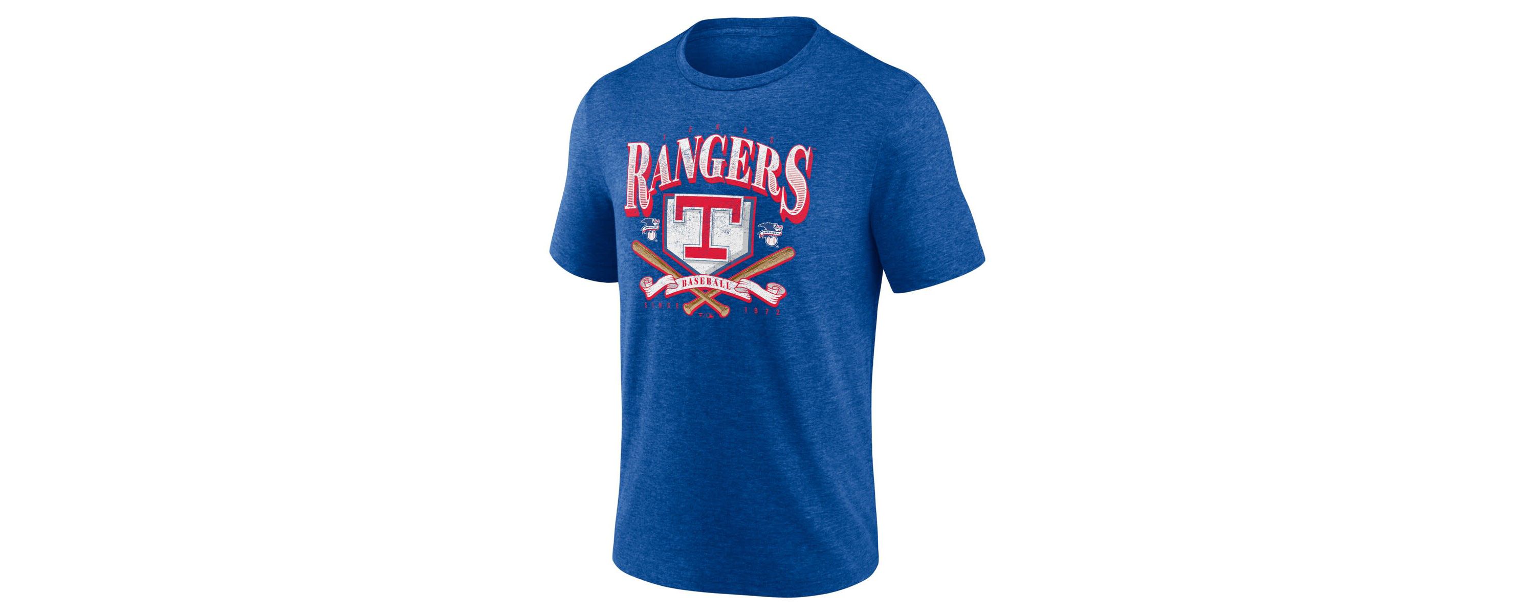 MLB Fanatics Texas Rangers Home Team Tri-Blend T-Shirt