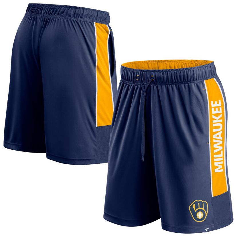 MLB Fanatics Milwaukee Brewers Win The Match Defender Shorts