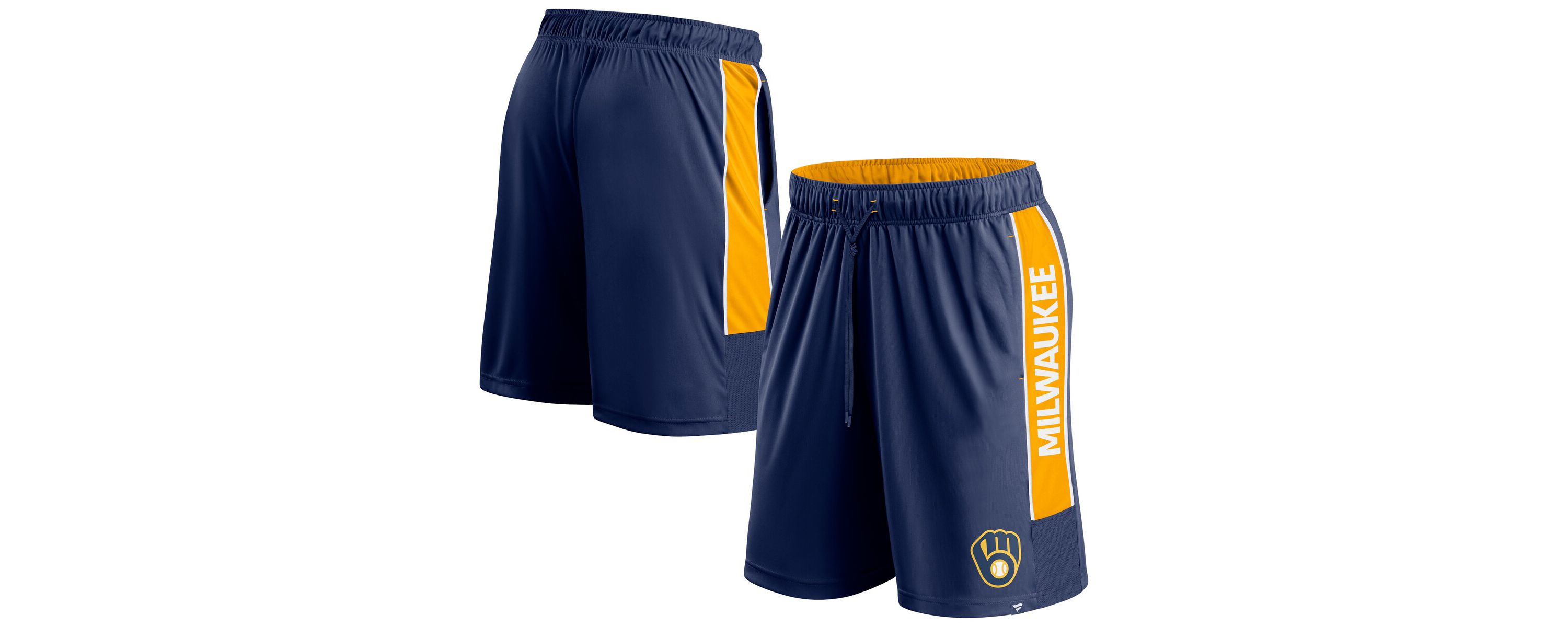 MLB Fanatics Milwaukee Brewers Win The Match Defender Shorts