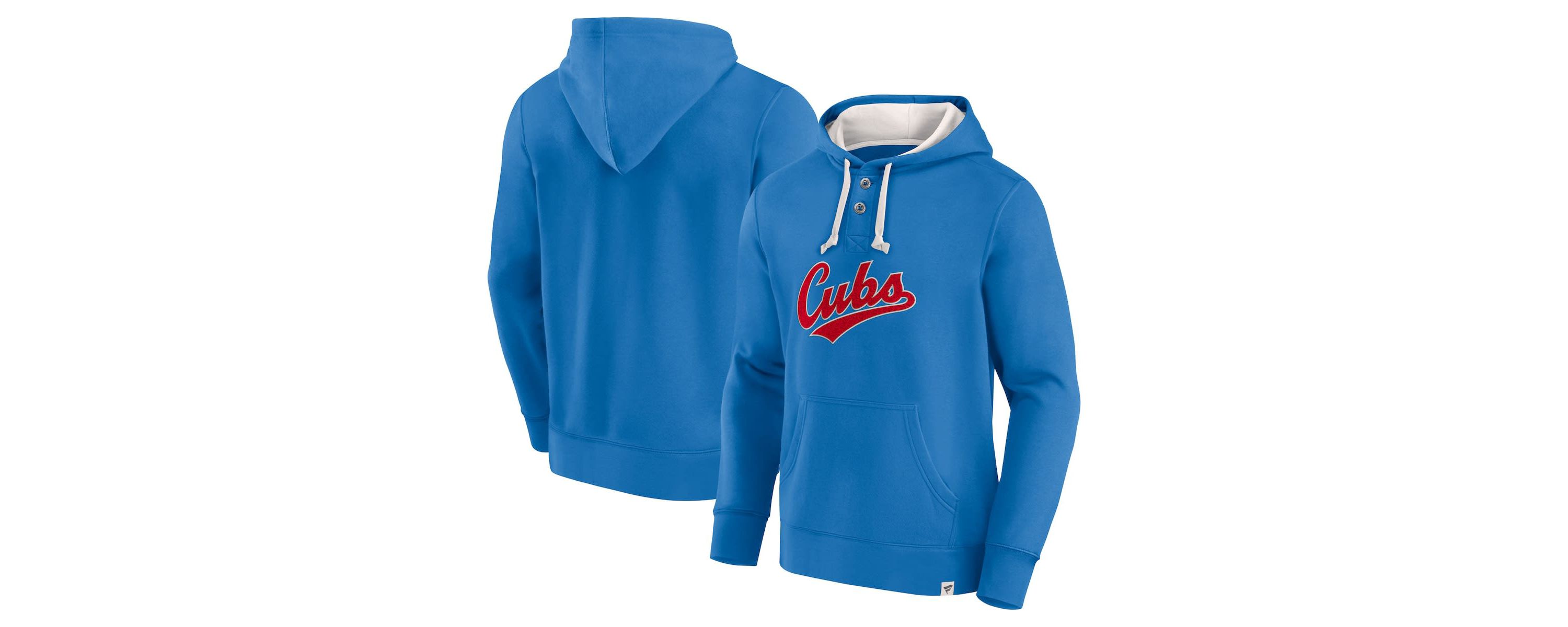 MLB Fanatics Chicago Cubs Plan for Adversity Henley Fleece Pullover Hoodie