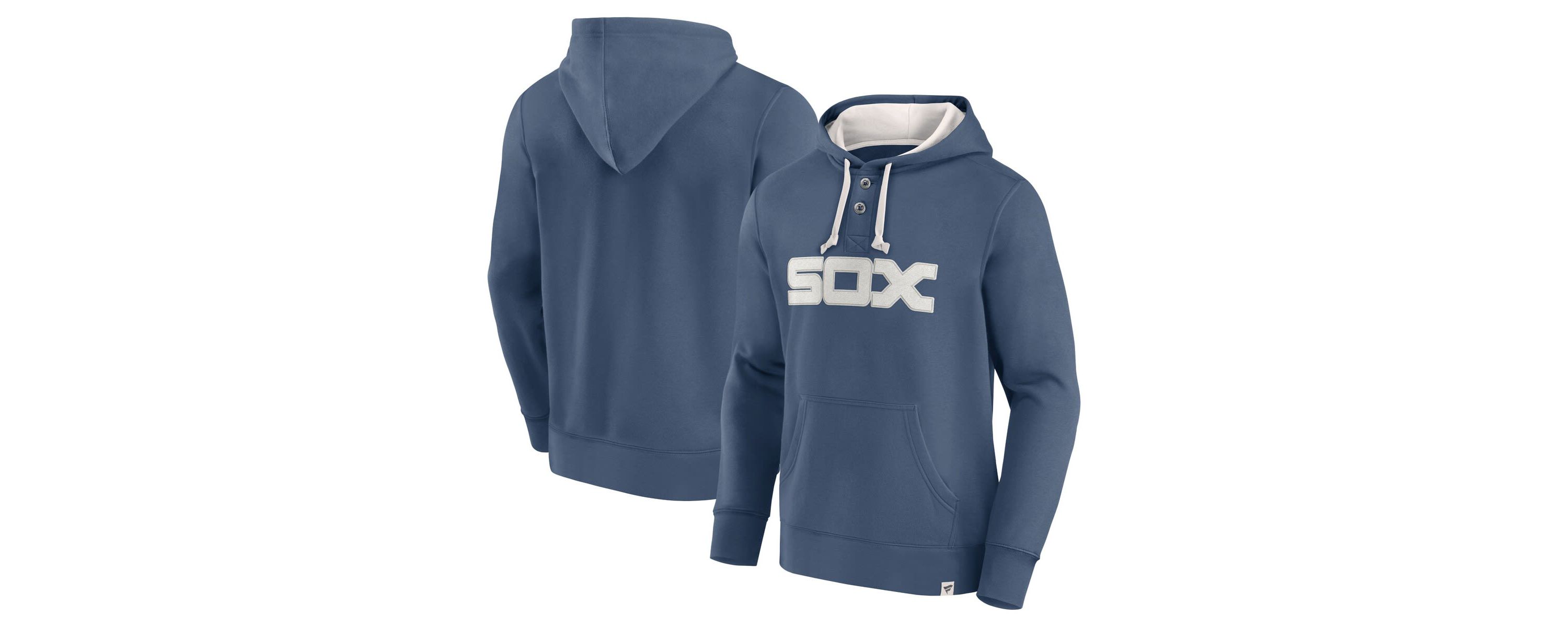 Chicago White Sox MLB Fanatics Chicago Sox Plan for Adversity Henley Fleece Pullover Hoodie