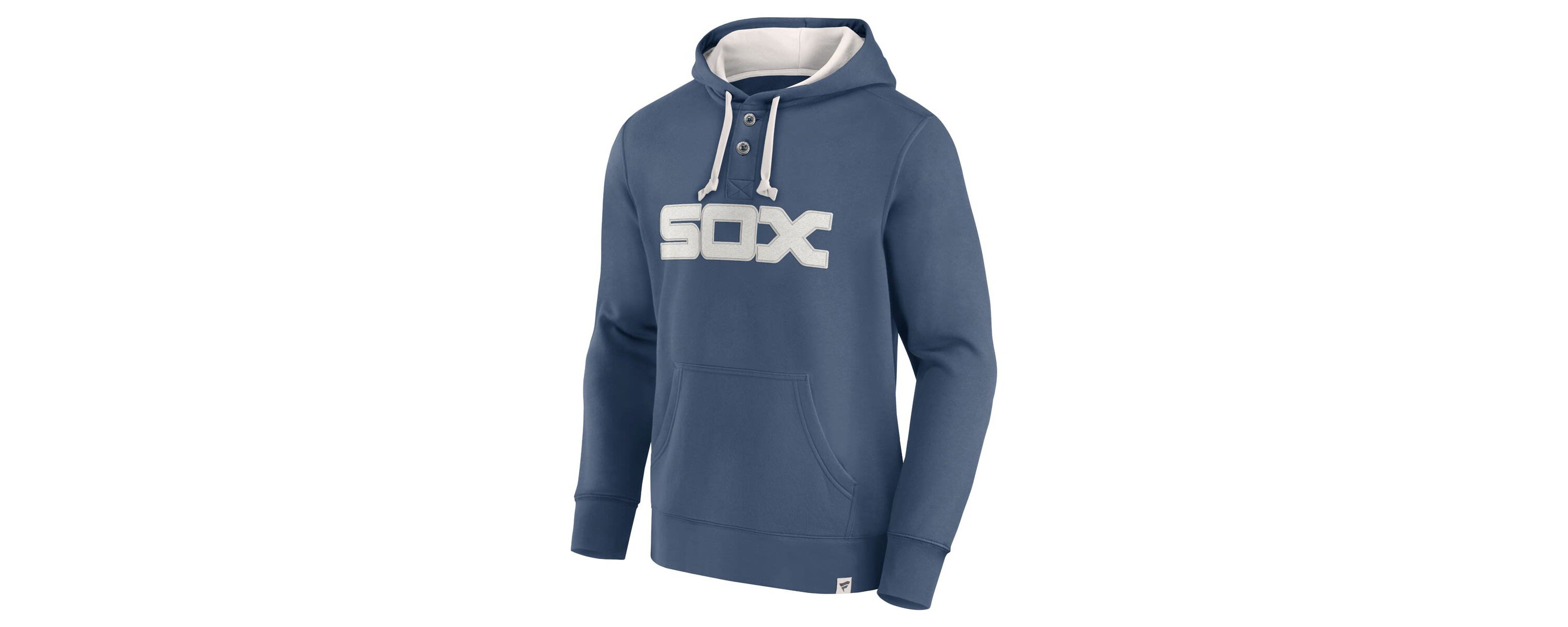 Chicago White Sox MLB Fanatics Chicago Sox Plan for Adversity Henley Fleece Pullover Hoodie