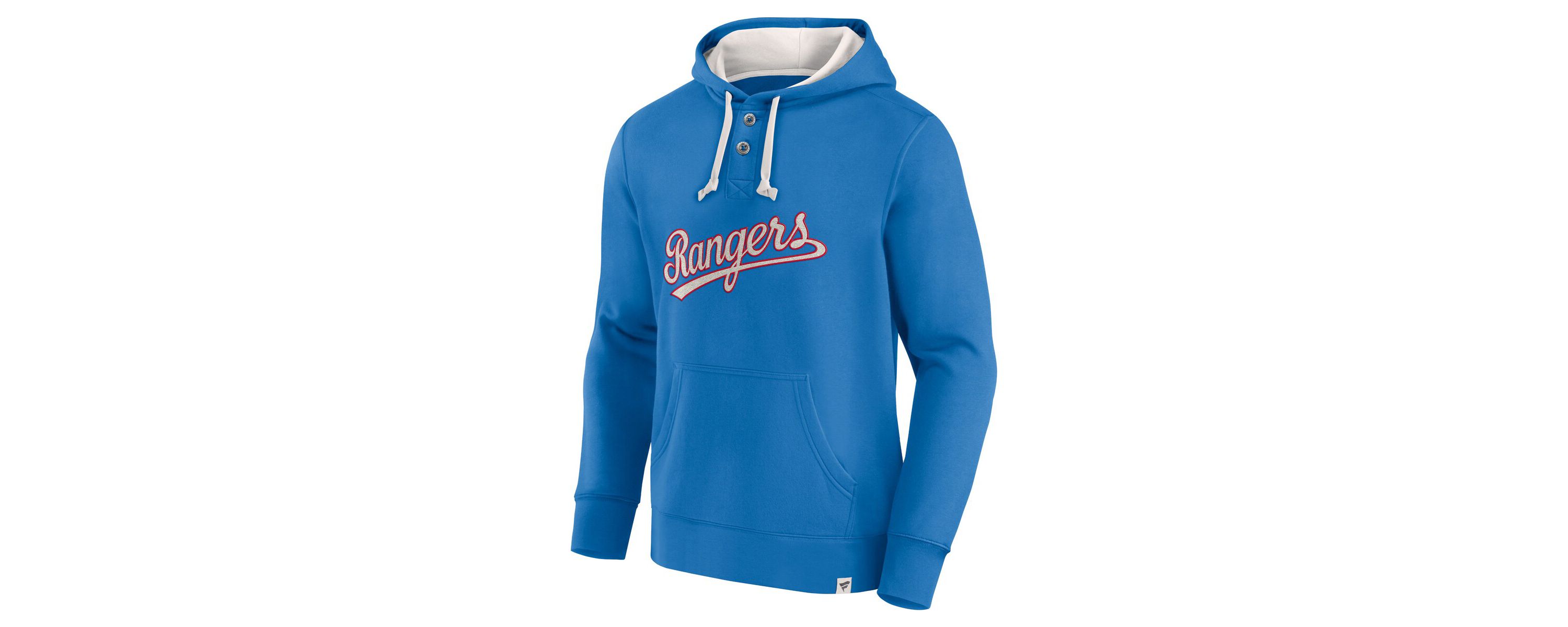 MLB Fanatics Texas Rangers Plan for Adversity Henley Fleece Pullover Hoodie