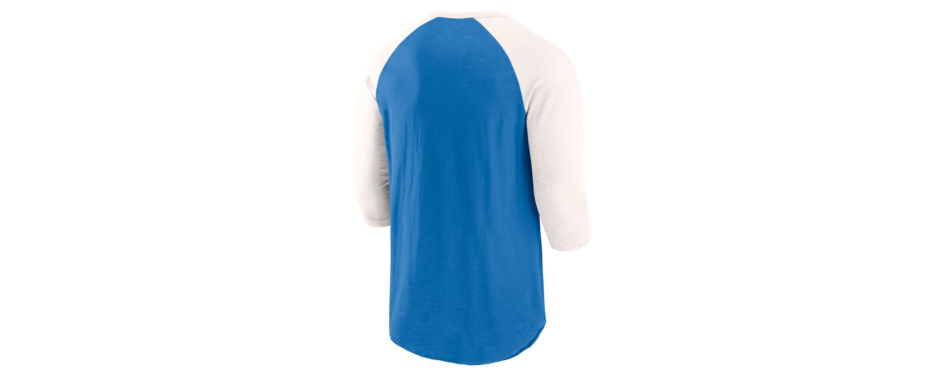 MLB Fanatics Royal/Cream New York Mets Historical Win 3/4-Sleeve Henley T-Shirt