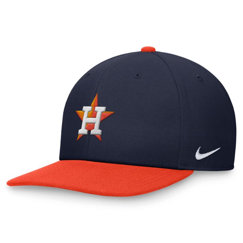 MLB Nike Navy/Orange Houston Astros Two-Tone Snapback Hat