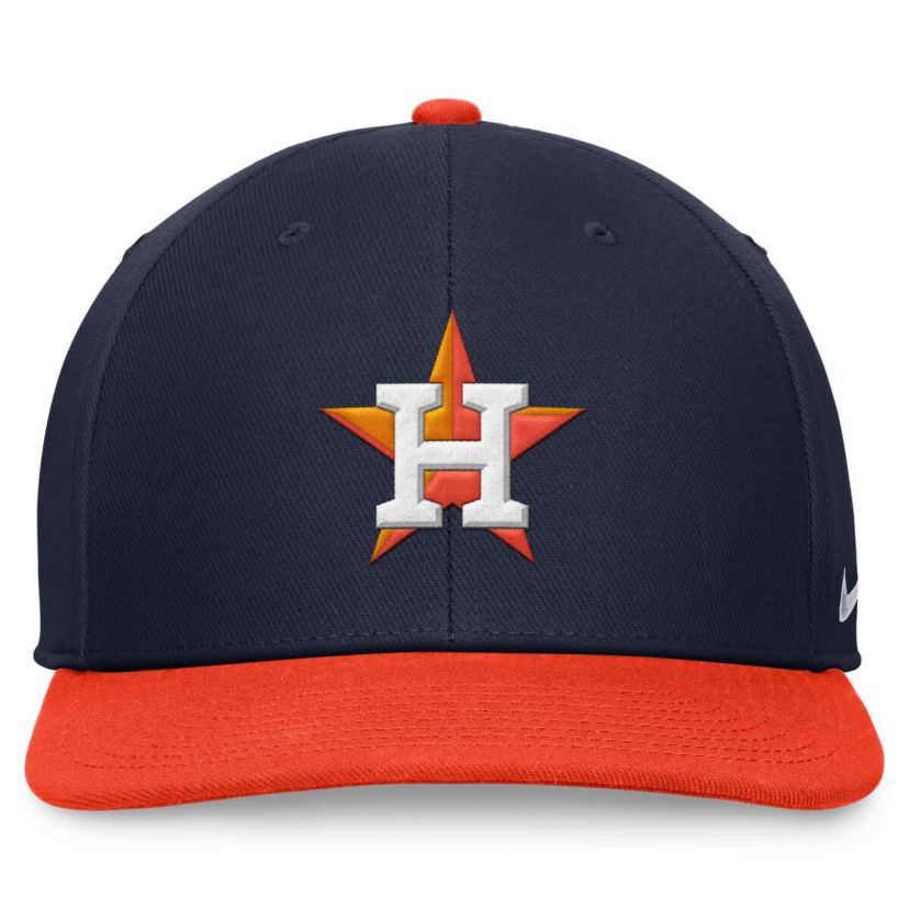 MLB Nike Navy/Orange Houston Astros Two-Tone Snapback Hat