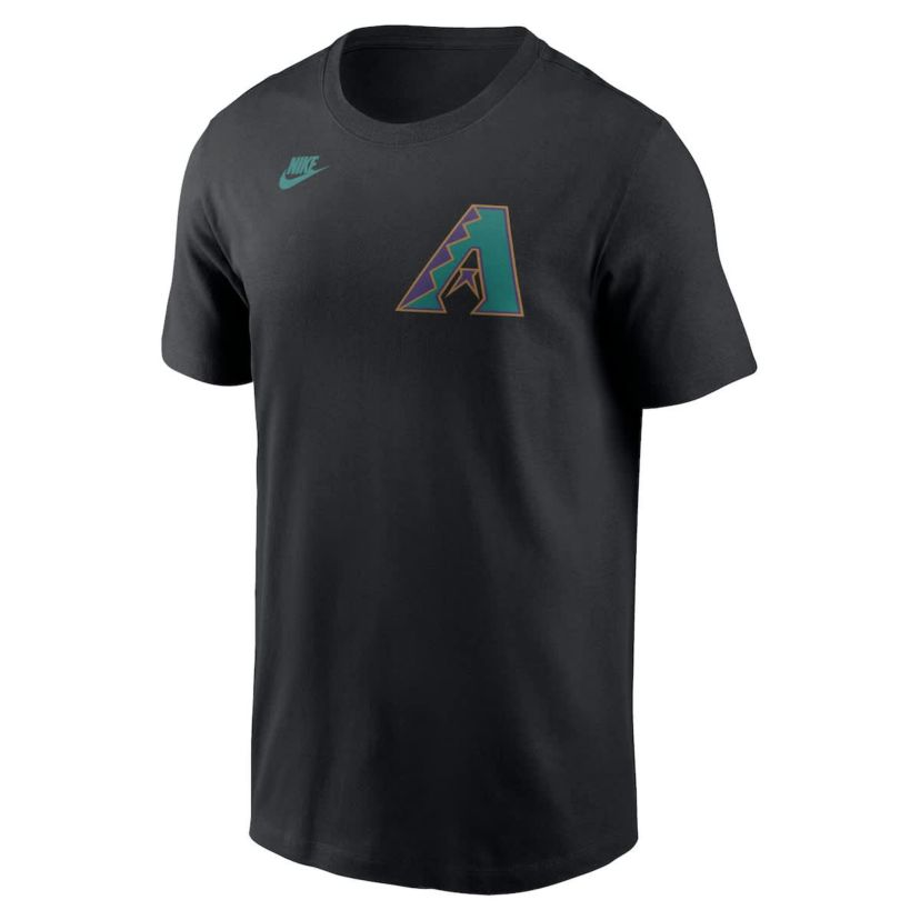MLB Nike Randy Johnson Arizona Diamondbacks Fuse Name & Number T-Shirt