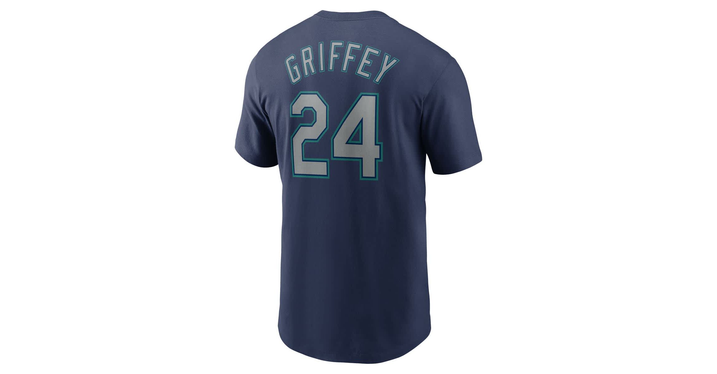 MLB Nike Ken Griffey Jr. Seattle Mariners Fuse Name & Number T-Shirt