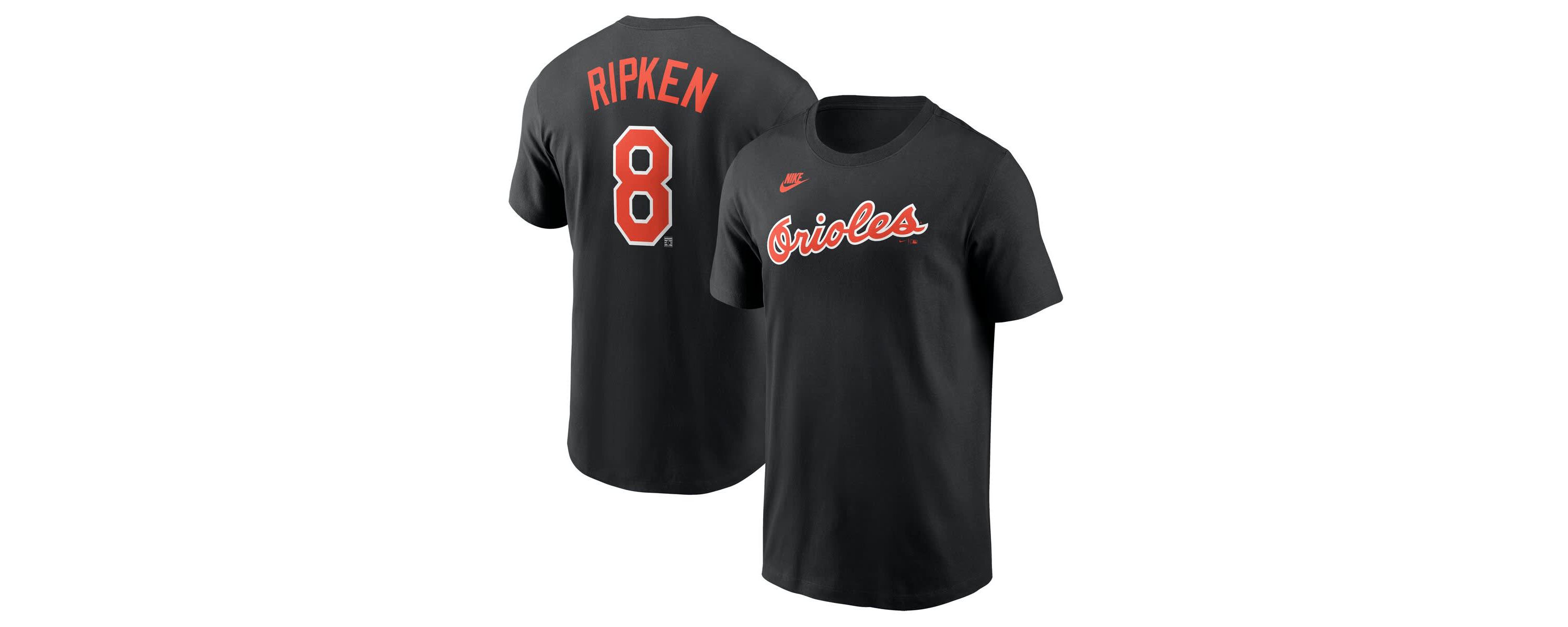 MLB Nike Cal Ripken Jr. Baltimore Orioles Fuse Name & Number T-Shirt