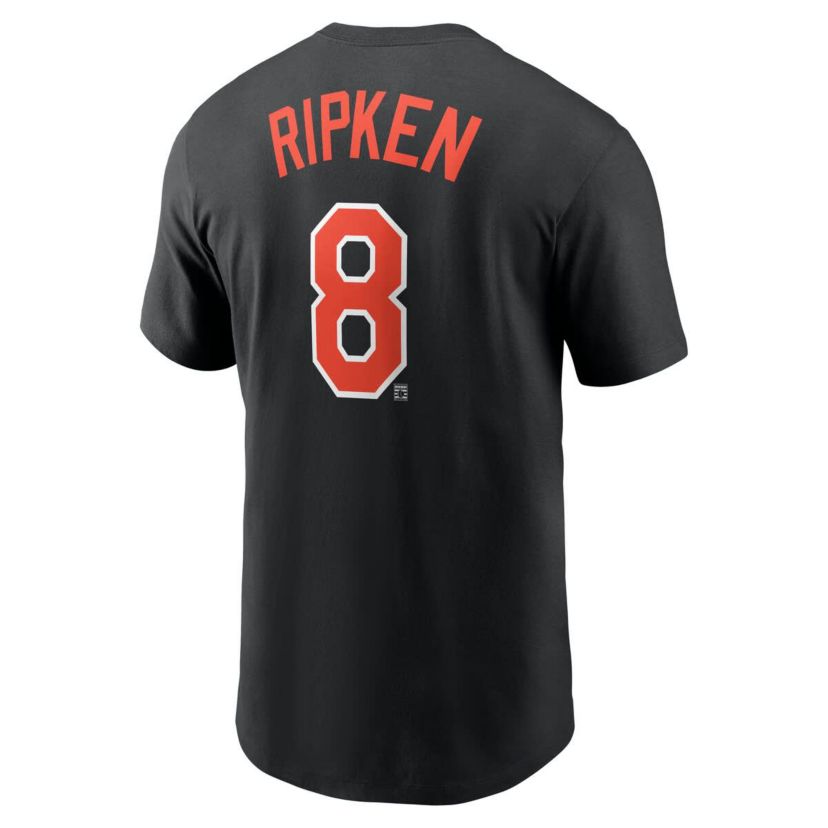 MLB Nike Cal Ripken Jr. Baltimore Orioles Fuse Name & Number T-Shirt
