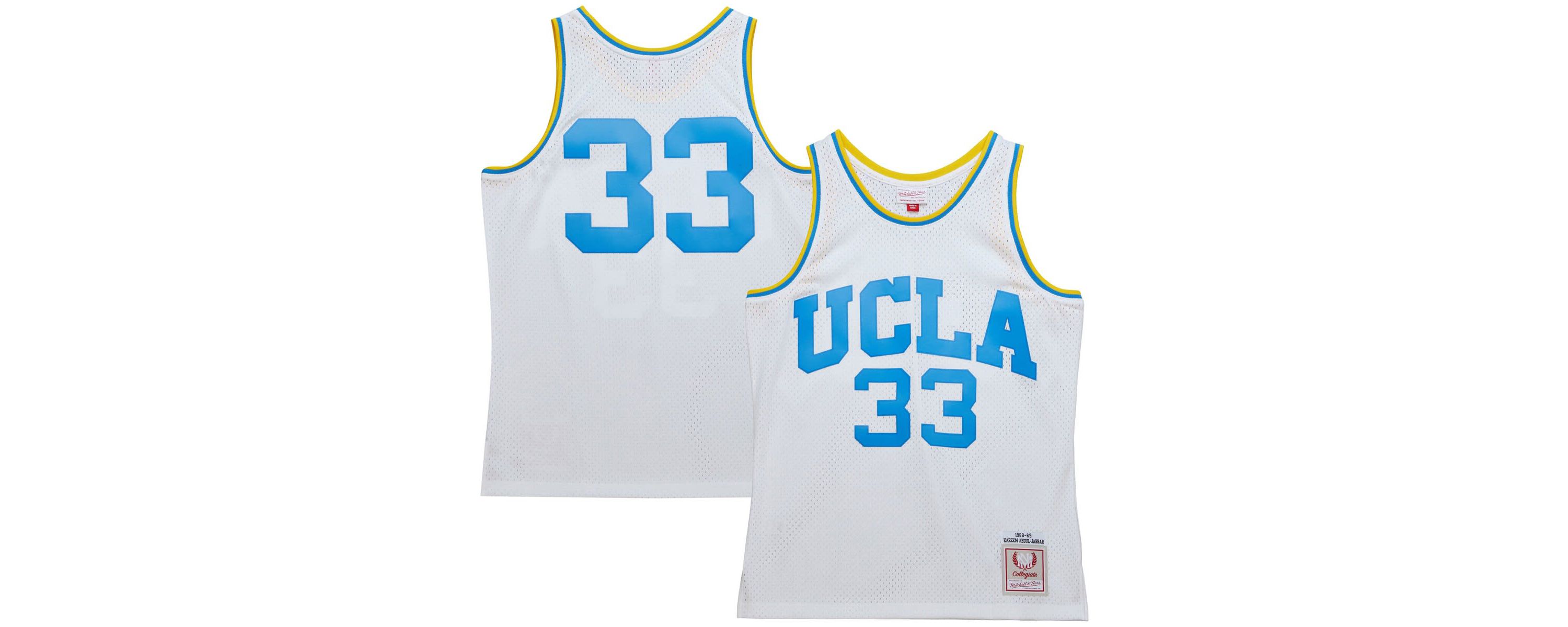 NCAA Kareem Abdul-Jabbar UCLA Bruins 1968/69 Throwback Jersey