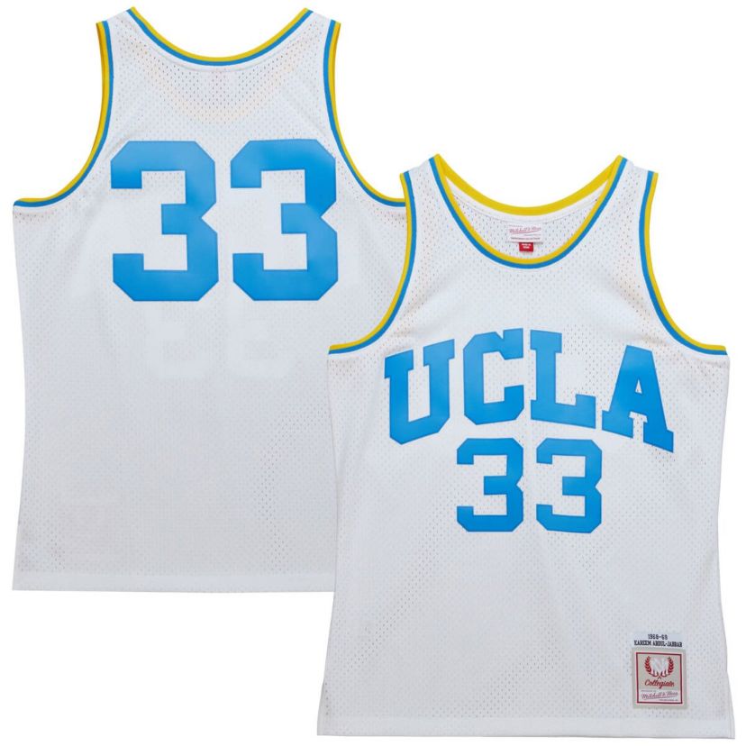 NCAA Kareem Abdul-Jabbar UCLA Bruins 1968/69 Throwback Jersey