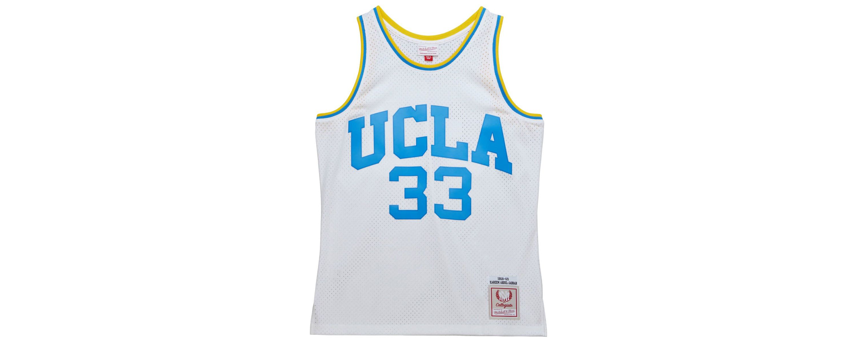 NCAA Kareem Abdul-Jabbar UCLA Bruins 1968/69 Throwback Jersey