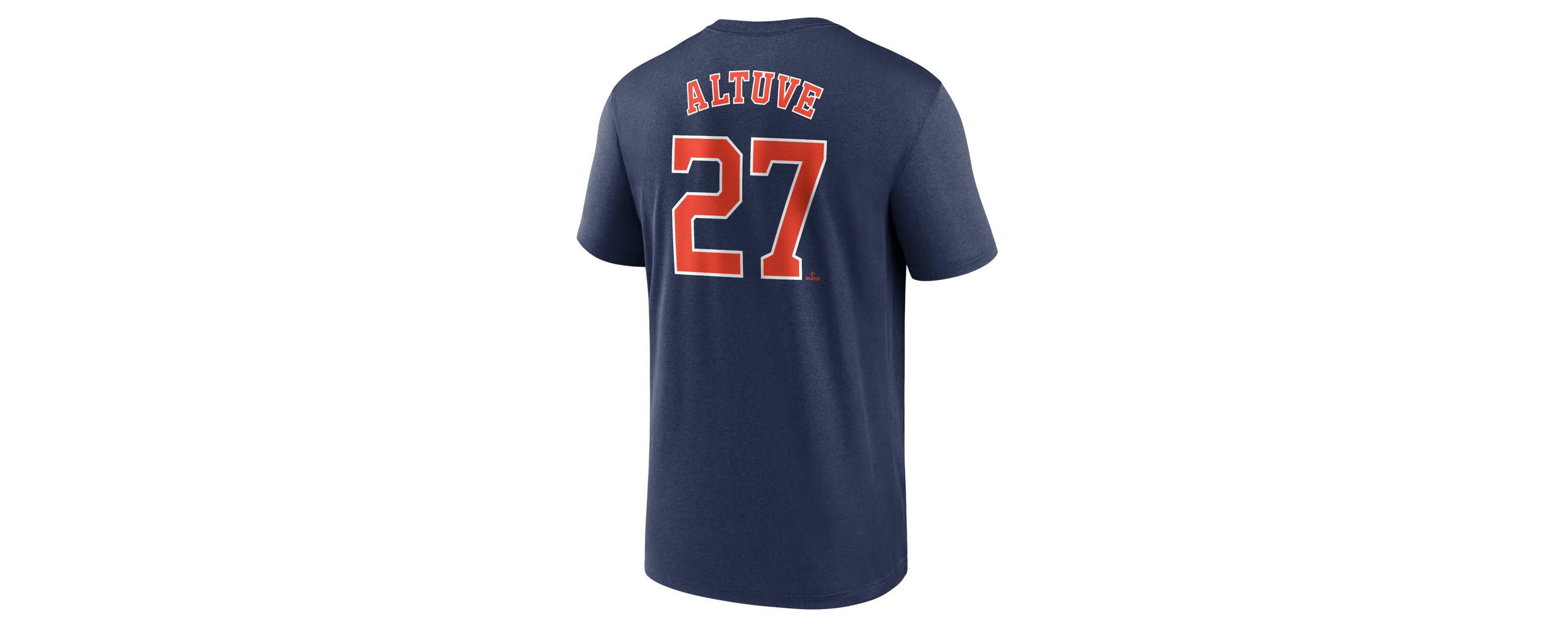 MLB Nike Jose Altuve Houston Astros Legend Name & Number Performance T-Shirt