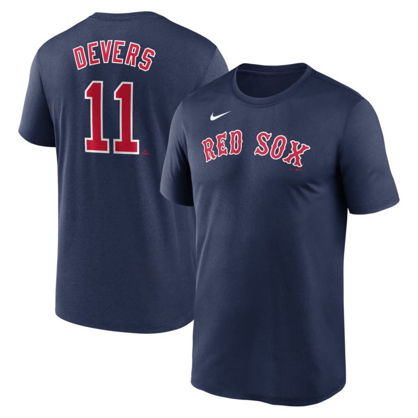 Boston Red Sox MLB Nike Rafael Devers Boston Sox Legend Name & Number Performance T-Shirt