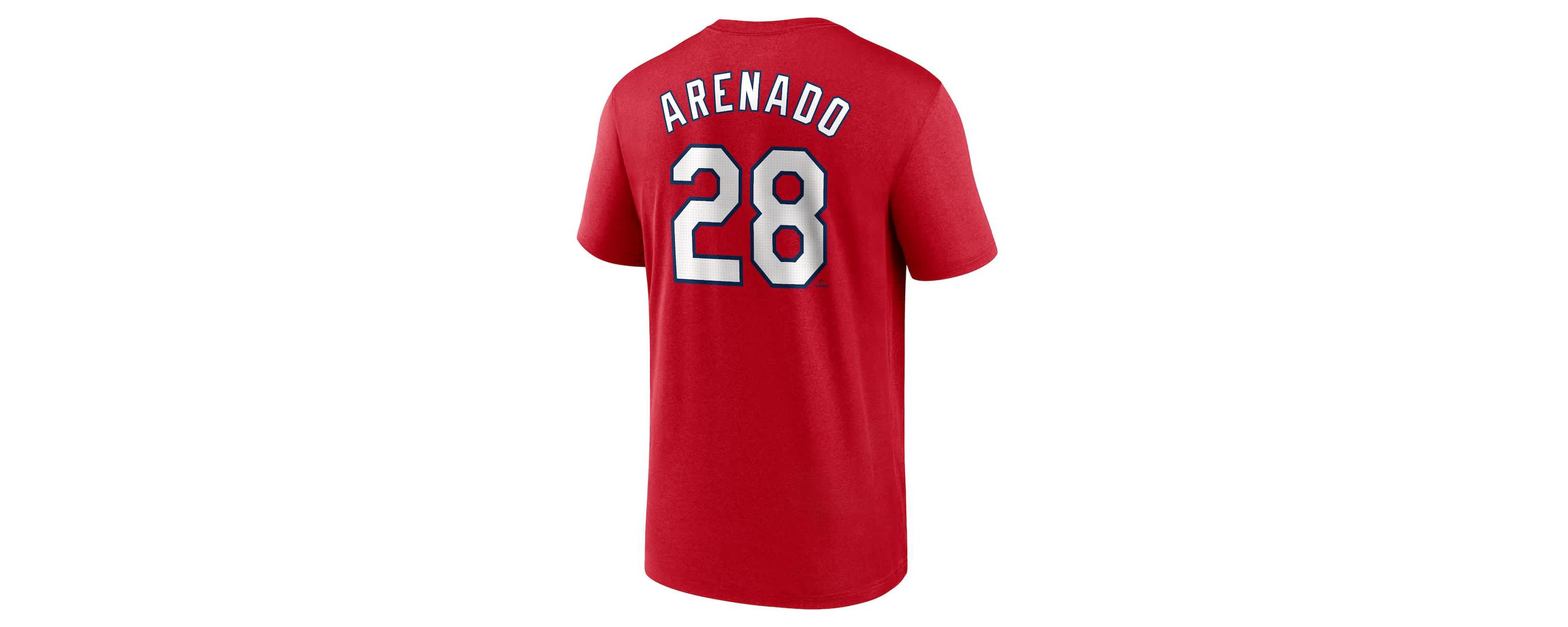 MLB Nike Nolan Arenado St. Louis Cardinals Legend Name & Number Performance T-Shirt