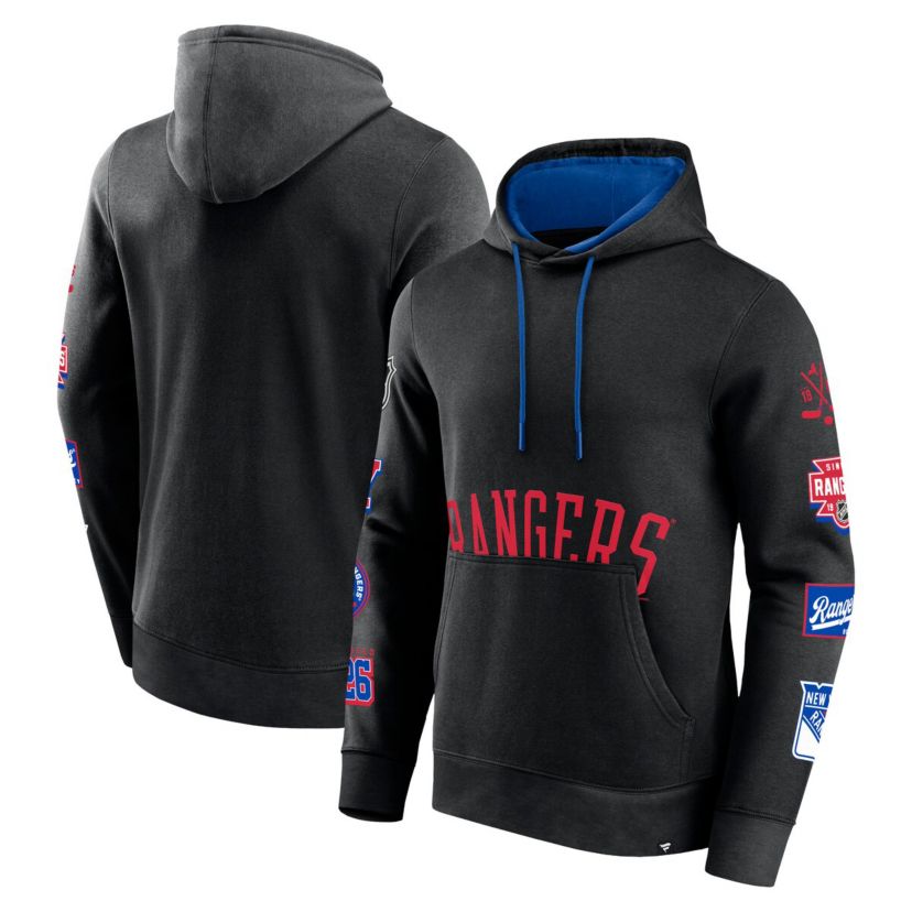 NHL New York Rangers Wild Winner Fleece Pullover Hoodie
