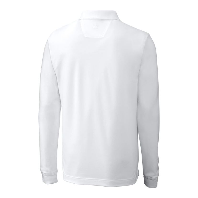 NCAA NC State Wolfpack Alumni Logo Advantage Tri-Blend Pique Long Sleeve DryTec Polo