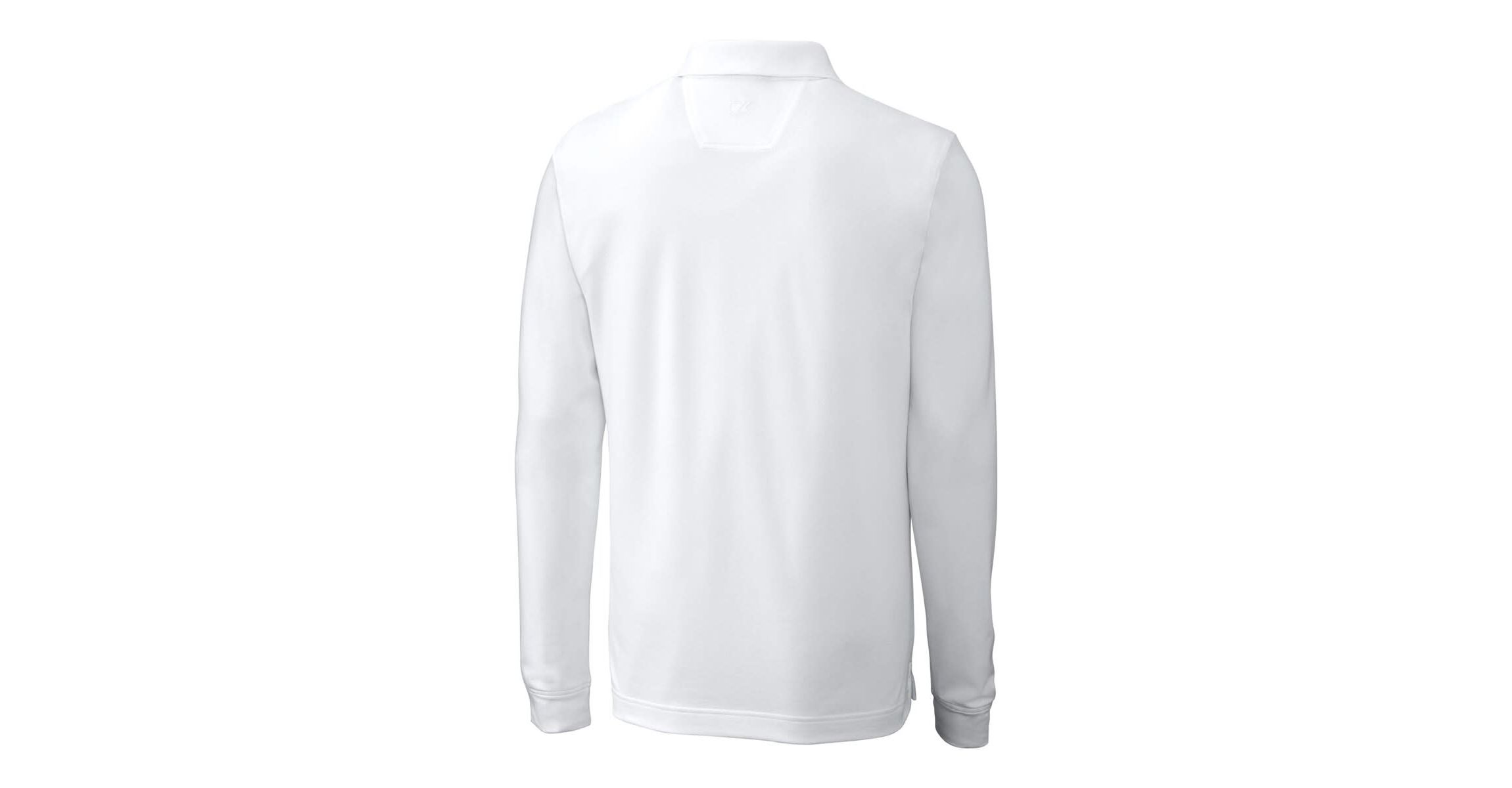 NCAA Notre Dame Fighting Irish Alumni Logo Advantage Tri-Blend Pique Long Sleeve DryTec Polo