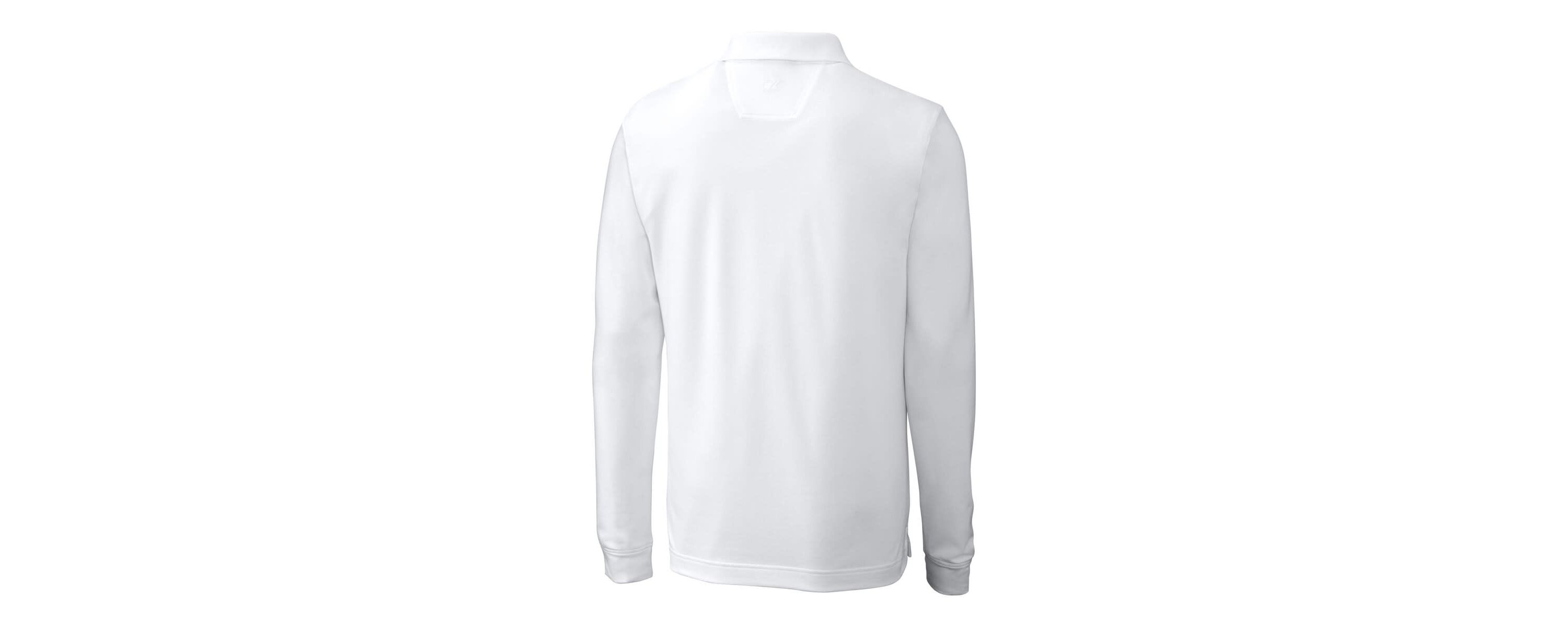 NCAA Notre Dame Fighting Irish Alumni Logo Advantage Tri-Blend Pique Long Sleeve DryTec Polo