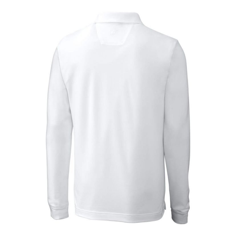 NCAA Notre Dame Fighting Irish Alumni Logo Advantage Tri-Blend Pique Long Sleeve DryTec Polo