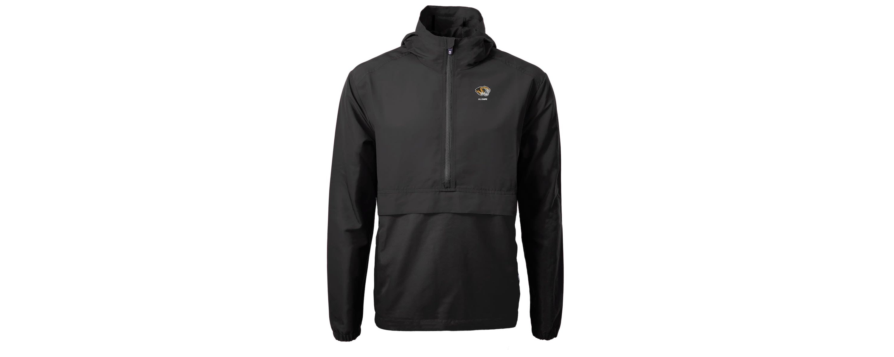 NCAA Missouri Tigers Alumni Logo Charter Eco Knit Recycled Anorak Half-Zip Jacket