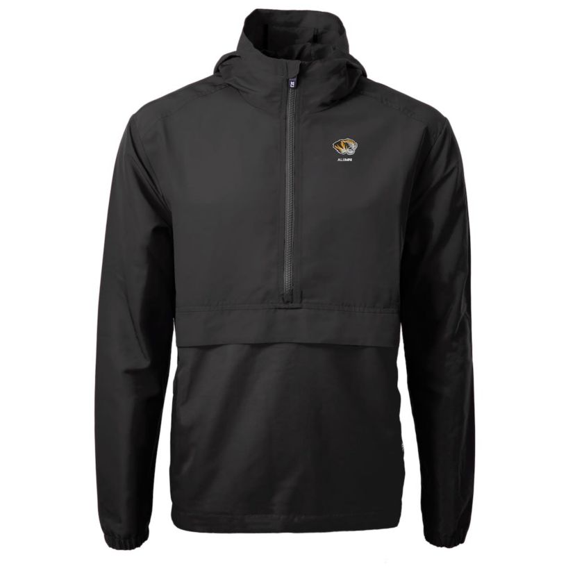 NCAA Missouri Tigers Alumni Logo Charter Eco Knit Recycled Anorak Half-Zip Jacket