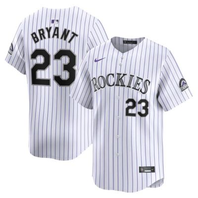 Men's MLB Nike Kris Bryant Colorado Rockies Home Limited Player Jersey