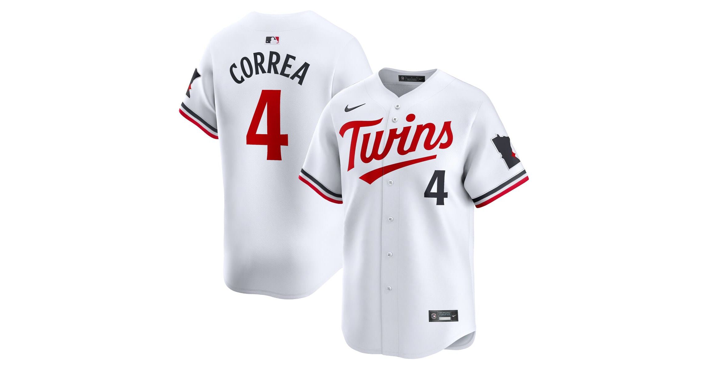 MLB Nike Carlos Correa Minnesota Twins Home Limited Player Jersey
