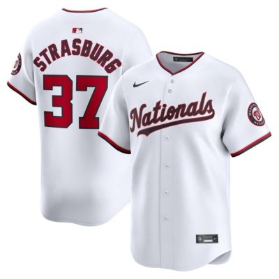 Men's MLB Nike Stephen Strasburg Washington Nationals Home Limited Player Jersey