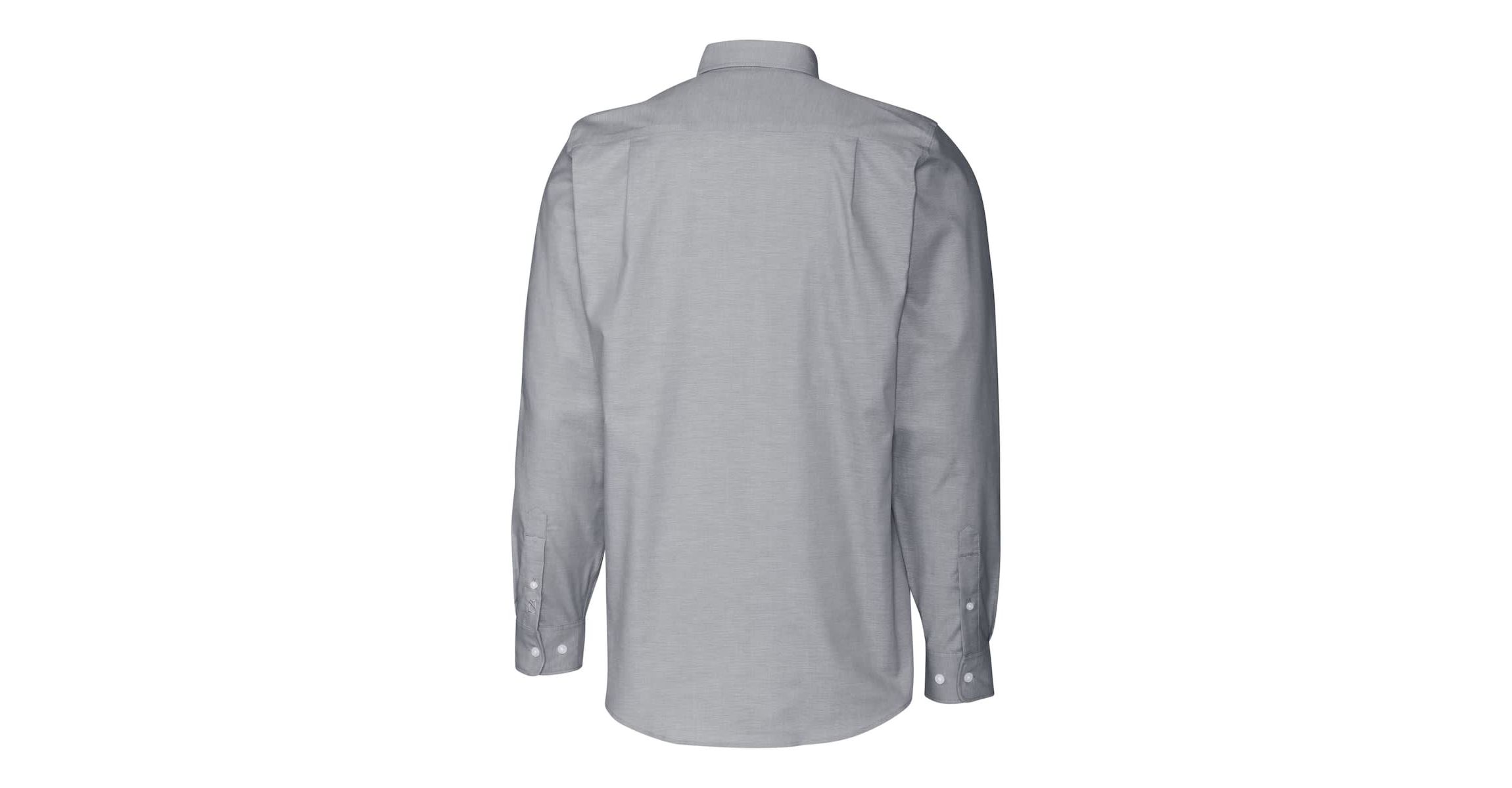 NCAA Georgia Bulldogs Alumni Logo Stretch Oxford Long Sleeve Button-Down Shirt