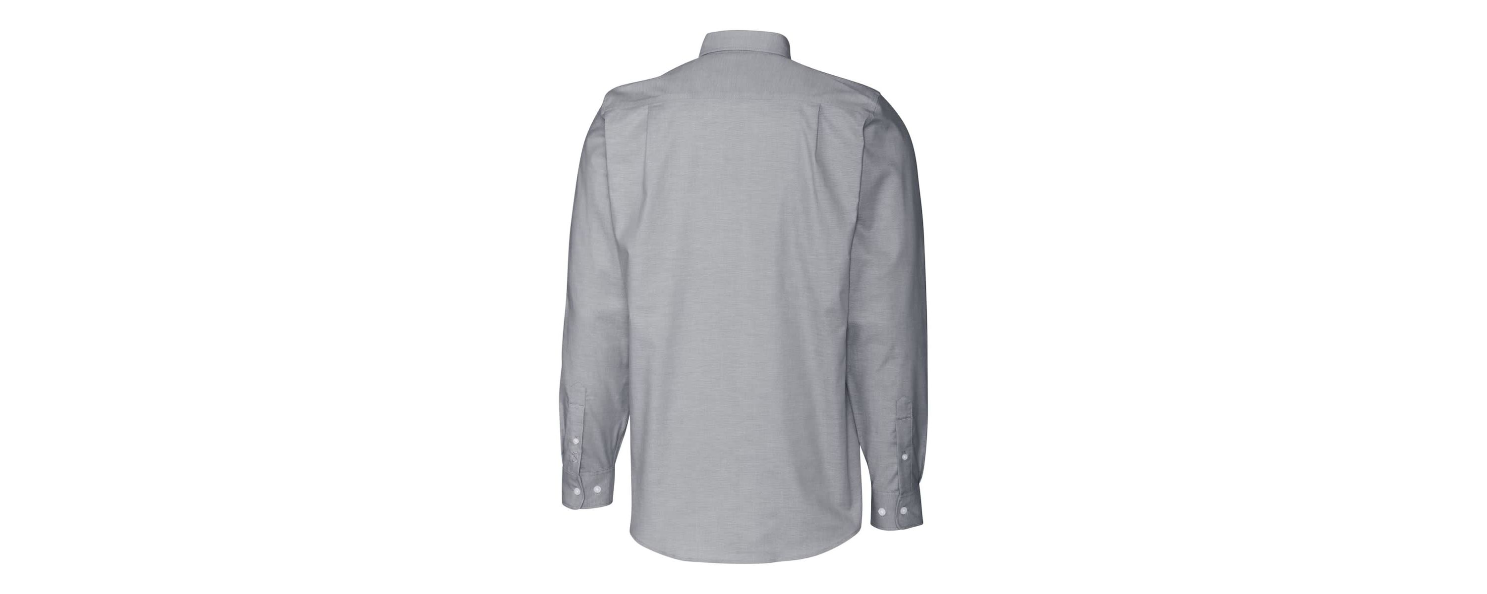 NCAA Georgia Bulldogs Alumni Logo Stretch Oxford Long Sleeve Button-Down Shirt